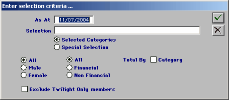 years belonged options